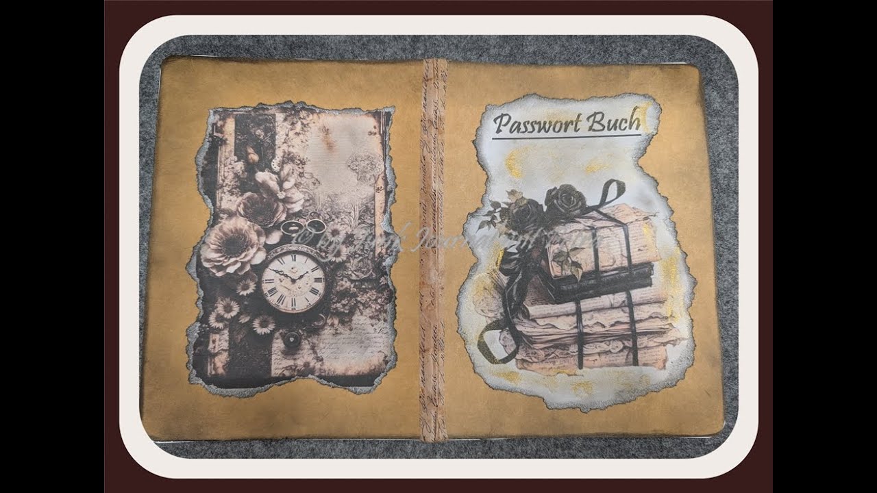 Vintage Passwortbuch inkl. Freebee - 24.01.2026 #freebee #vintage