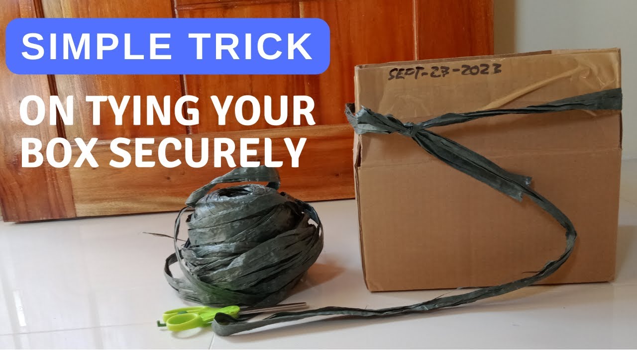 Secret Tips : How To Securely Tie A Box 