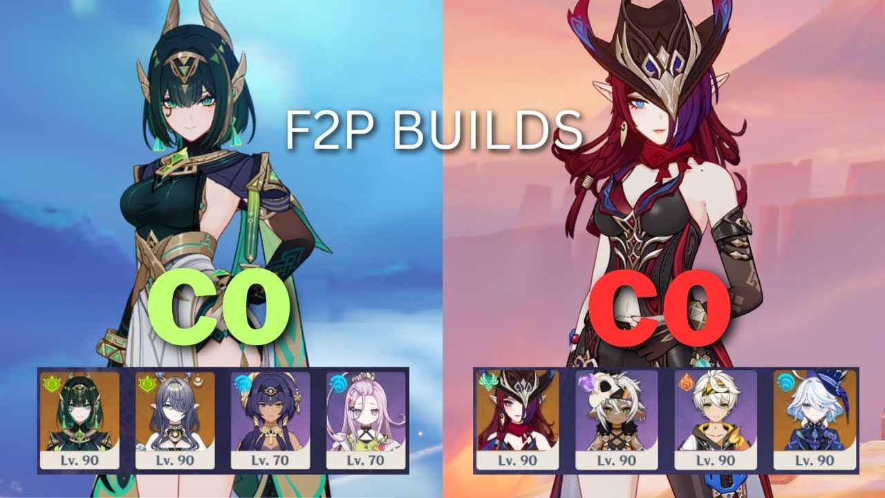 F2P C0 Nefer & C0 R1 Chasca Hyper Carry| Luna II / 6.1 Spiral Abyss ...