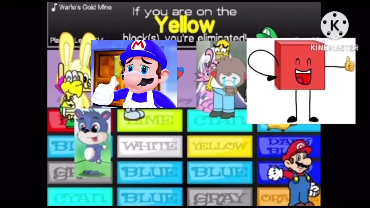 Block Party game from scratch but added Super Mario Glitchy 4