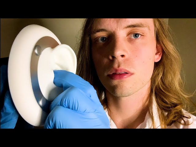 ASMR DEEP Ear Cleaning with HAND 🖐️ (close whispering, exam, ear to ear, doctor roleplay, sensitive)