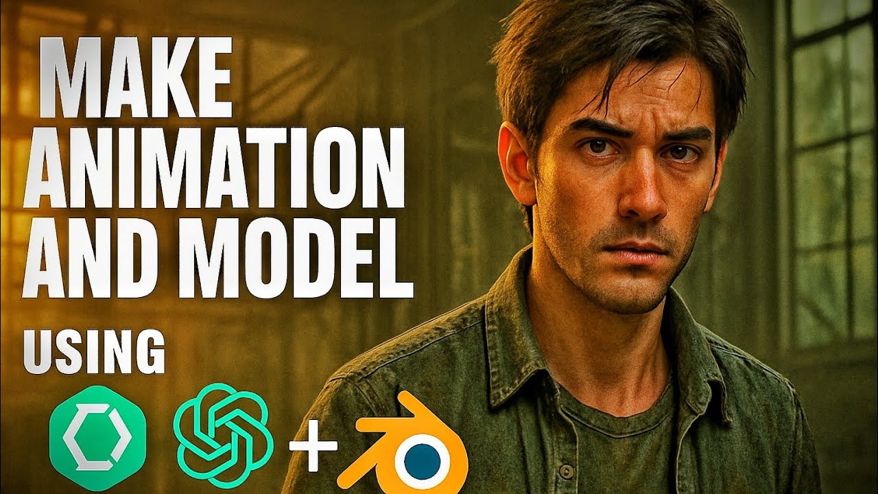 How I Created This Animation and Model using chat gpt In Blender Easy || It's 3d