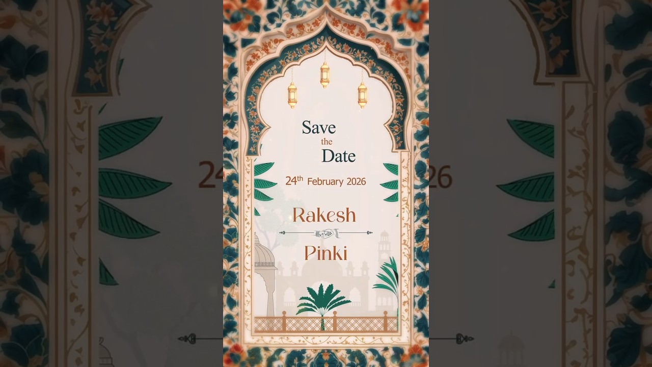 Traditional Rajasthani Wedding Invitation 2026 - 2026 Download After Effects Template/Project