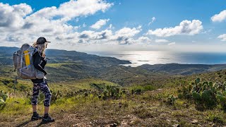 TransCatalina Trail ThruHike in 4K | Backpacking Catalina Island, CA.