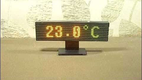 GPS 64x16 Dual LED Dot Matrix Clock [AVR ATmega16]