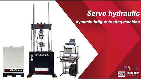 HST JB / T9379-2002  Electro-hydraulic Servo Fatigue Testing Machine operation video
