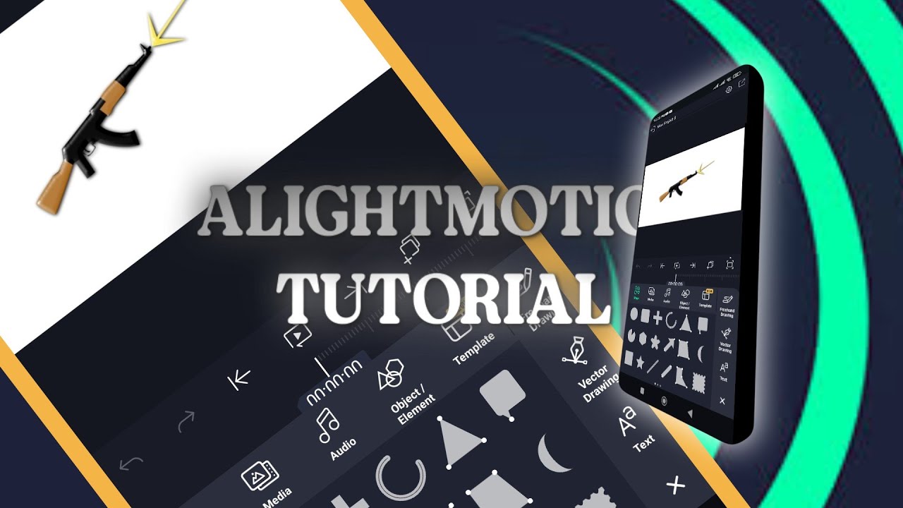 AK 47 motion design alightmotion tutorial