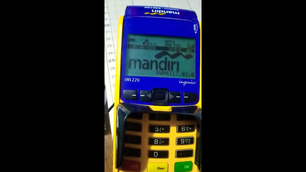 CARA SETTLEMENT EDC AGEN MANDIRI INGENICO iWL220 - YouTube