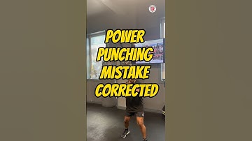 Power punching mistake corrected #boxing #boxingtips #boxingtutorial #boxingtechnique #learnboxing