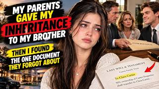 My Parents Gave My Inheritance to My Brother—Then I Found the One Document They Forgot About