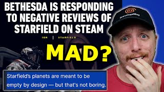 Bethesda is MAD about Negative Starfield Reviews! 