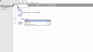 PHP Form Processing Part 1