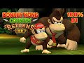 COMMENT FAIRE LE 100 % SUR DONKEY KONG COUNTRY RETURNS HD DANS LE PREMIER MONDE ?