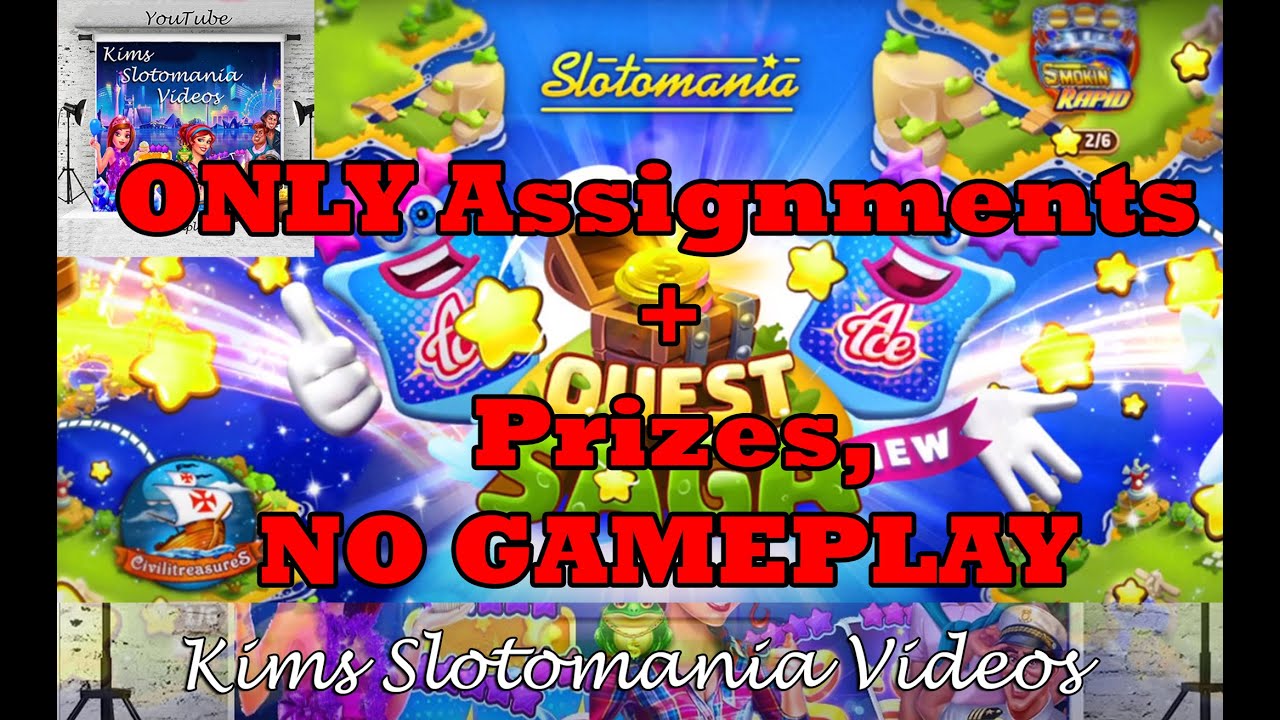 **SlotoQuest Saga Island 30 games 1 till 6, only assignments+prizes 