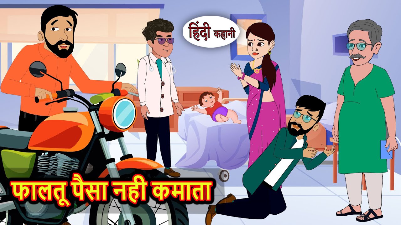 फालतू पैसा नही कमाता | Bedtime Stories | Moral Story | Kahani | Stories in Hindi Funny Comedy