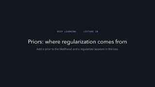 Full Priors: where regularization comes from | Deep Learning, Lecture 3B Guide