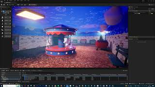 Full Stylized neon labyrinth 3d level  - UE5 preivew Update