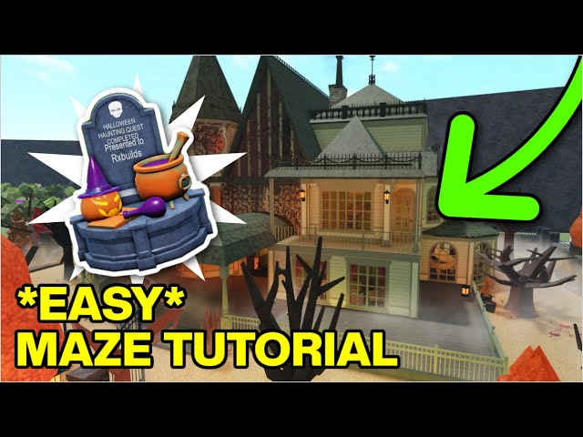 Bloxburg Halloween 2023 maze - How to solve - Try Hard Guides