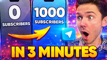 HOW TO GET SUBSCRIBERS ON TELEGRAM CHANNEL FAST IN 2026 | GROW 1000 TELEGRAM MEMBERS IN 3 MINUTES