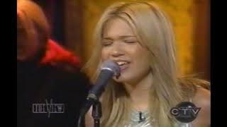 Mandy Moore on The View, I wanna be with you live 2000