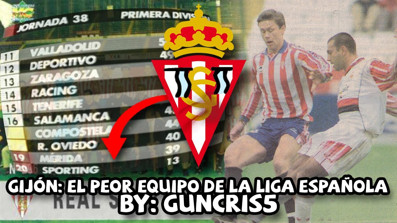 Sporting de Gijón y los 13 puntos: LA PEOR CAMPAÑA en la historia de la liga de España | Liga 97/98