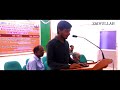 Beautiful quran recitation by zainullah at islamiah college vaniyambadi live concert