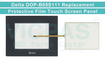Delta DOP-B05S111 Touch Panel Front Overlay Repair
