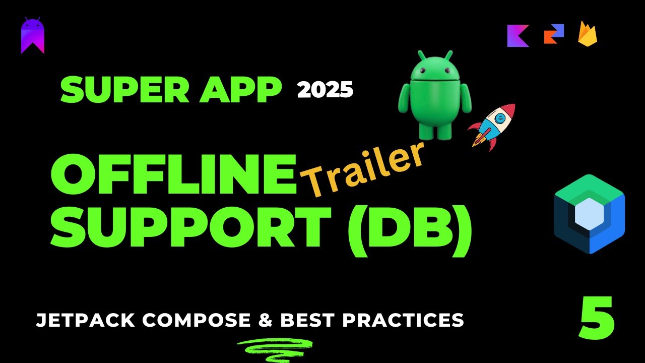 SuperApp gets Offline Support Trailer (A Jetpack Compose Project) - YouTube