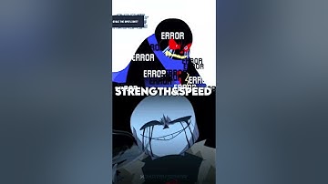 Error Sans (UV) vs Underverse Sanses