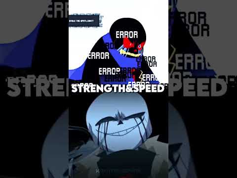 Error Sans (UV) vs Underverse Sanses