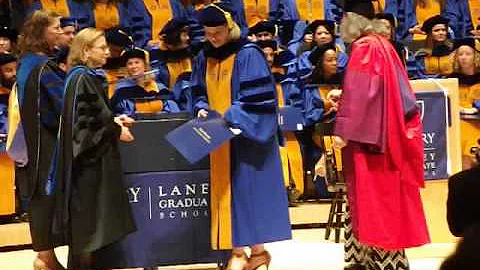 Clare Fitzgerald, doctoral hooding ceremony, May 2...