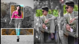 Photoshop Creative Frame Photo Editing || Photoshop Photo Editing || KT EDIT screenshot 1