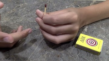How to Light a Matchstick in a Safe Way for Beginners
