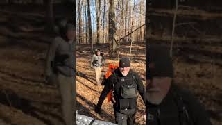Fall is the best time to backpack #wintercamping #hammockcamping #shorts #carlsonadventures #hiking