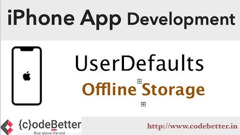 UserDefaults | How to store small data offline in iOS app | iPhone App Development | Hindi