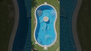 Building a Giant Koi Fish Pool 🐠 Most Satisfying Backyard Project Ever#shortsfeed 🇺🇸