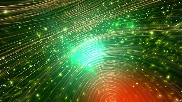 4K Hypnotic Red Green Vortex Space Spin 2160p Motion Effect