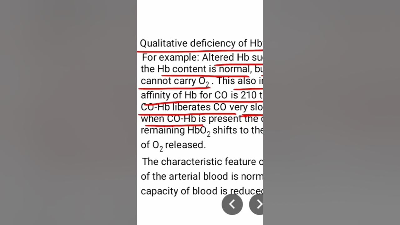 Anemic hypoxia- Causes - YouTube