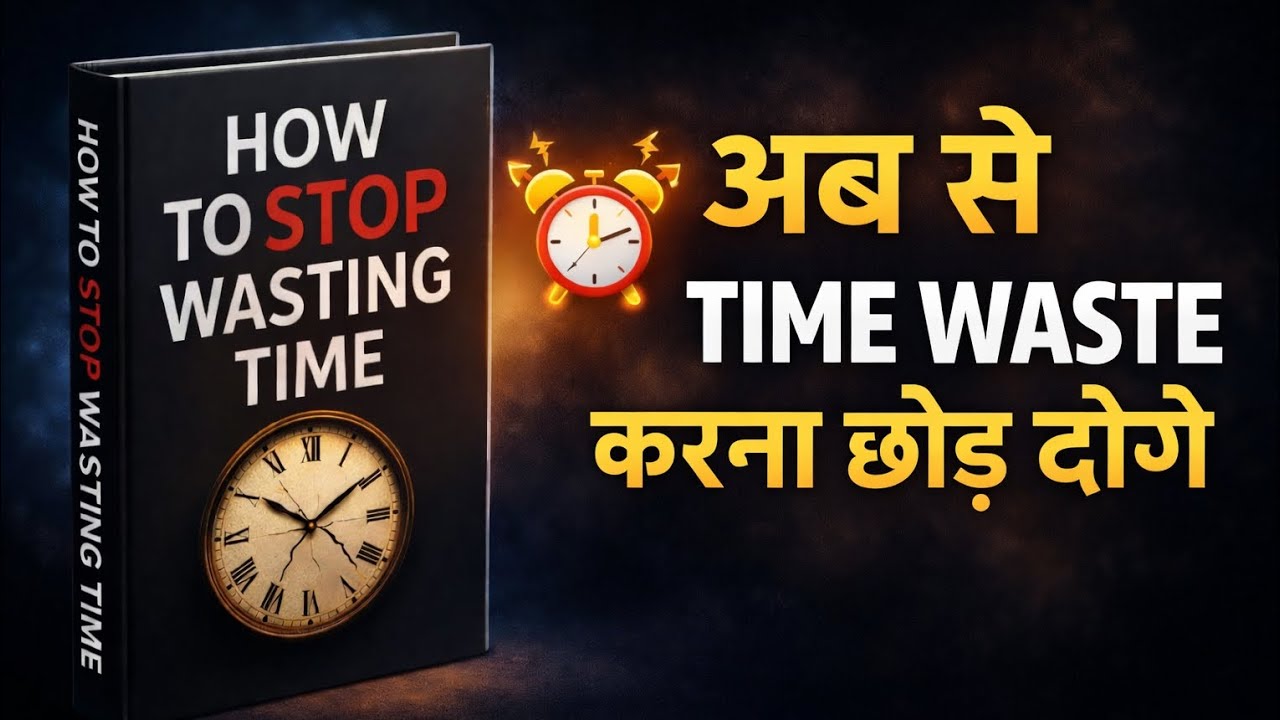 Stop Wasting Time Now | Best Motivational Book Summary Hindi