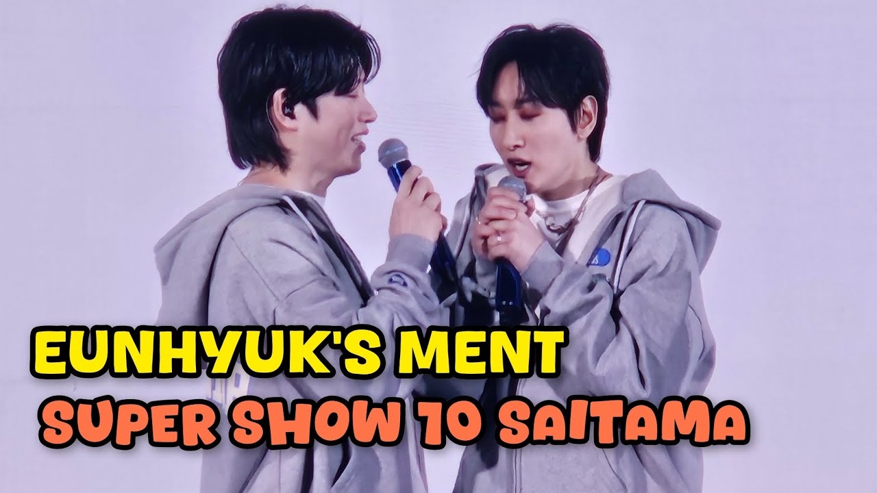 Eunhyuk's Fun Ment | Super Show 10 Saitama - YouTube