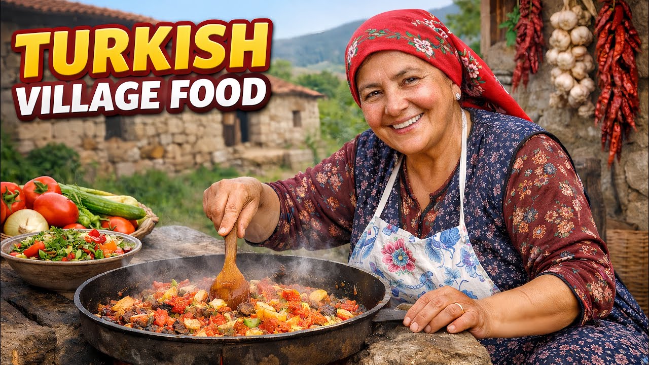 Traditional Turkish Village Secrets 🇹🇷 | Authentic Turkish Cuisine Cooking | Satisfying ASMR Food