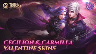 Valentine Skins |  Cecilion & Carmilla | Mobile Legends: Bang Bang