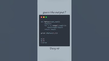 guess the output?  🤔                                        #python   #coding #shorts #code