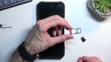 How to Insert SIM and SD Cards into DOOGEE V20 - Input SIM and SD Cards
