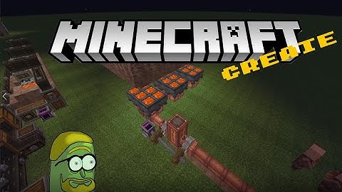 INFINITE LAVA GENERATOR Minecraft Create Mod Tutorial