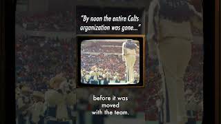 WHAT HAPPENED TO THE BALTIMORE COLTS? // "BY NOON THE ENTIRE COLTS ORGANIZATION WAS GONE"