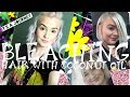 Bleaching Hair with Coconut Oil - My Journey