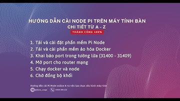 Hướng dẫn cài Node Pi trên modem mạng VNPT