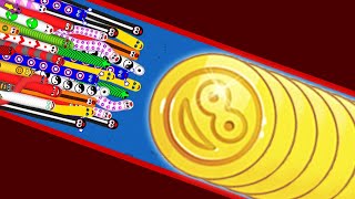 WORMSZONE.IO 001 SLITHER SNAKE TOP 01 / Epic Worms Zone Best Gameplay! #105 screenshot 4