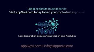 Understand your Log4j exposure in 30 seconds with appNovi